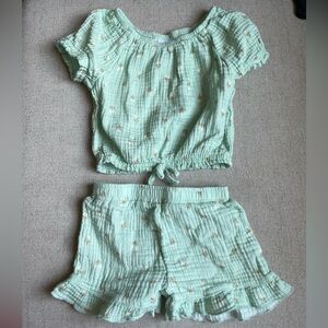 Floral 2 Piece Matching Set